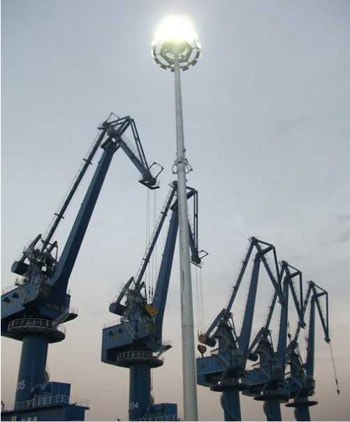 类乌齐县青岛船港高杆灯亮化